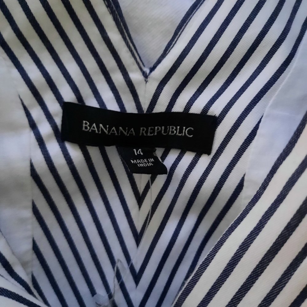 NWOT Banana Republic striped dress - Picture 2 of 4